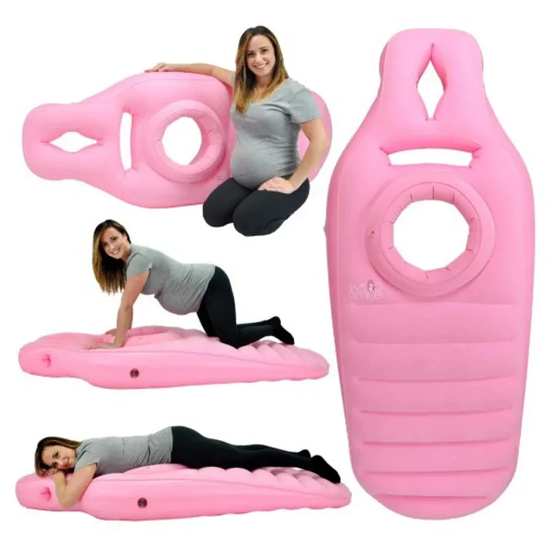 Yoga And Fitness Mat - Aufblasbares Schwangerschaftskissen, Yogamatte für schwangere Frauen,