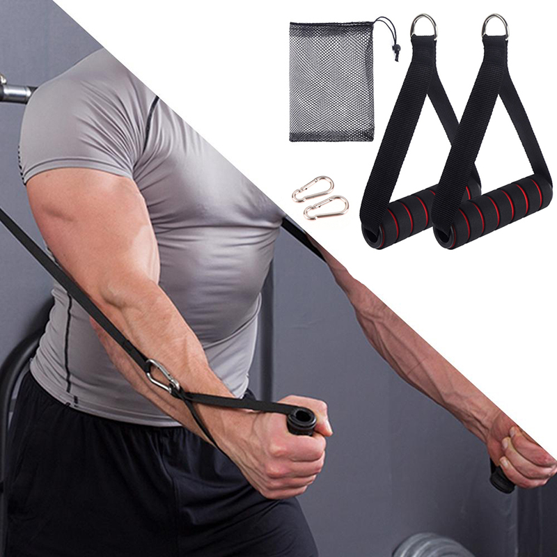 Yoga Fitness Machine - 【F】Robuster Kabelzuggriff mit Haken und D-Ring,