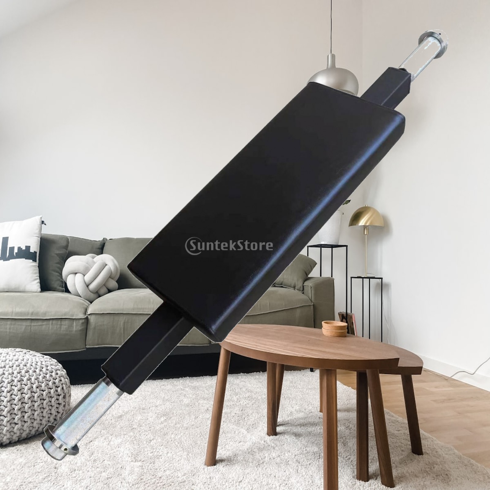 Hip Thrust Pad - Glute-Building-Hüftdrückbank mit stabiler Stahlstange und bequemem