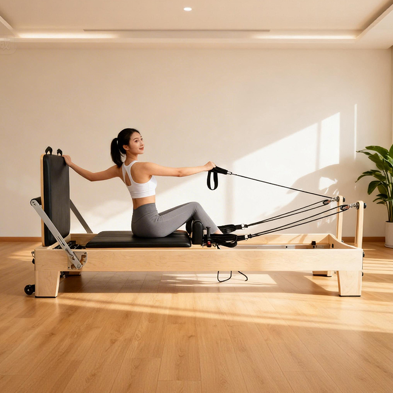 Weißer Ahorn Tragbarer Verstel – Yoga Fitness Pilates Reformer Bewertung und Preis