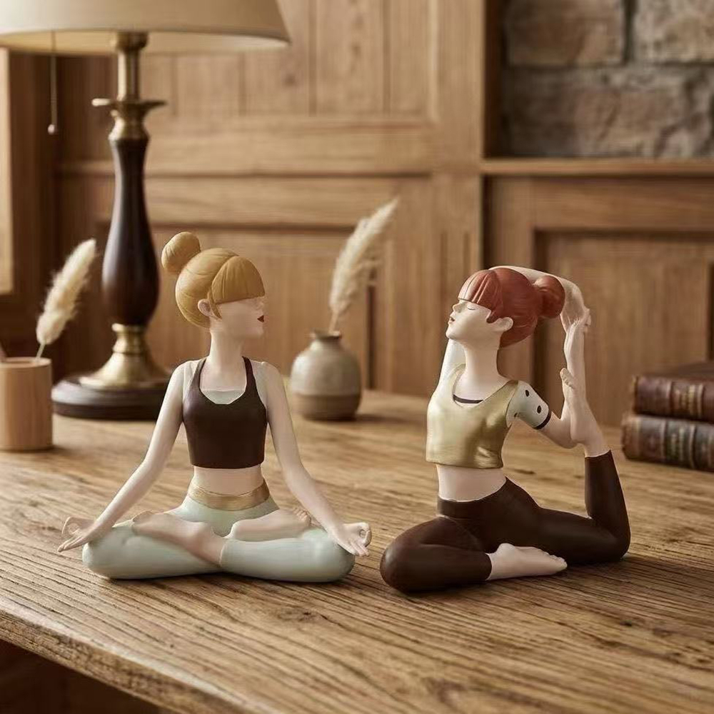 Yoga-Mädchen-Statue, Sandstein – Zen Yoga Fitness Bewertung und Preis